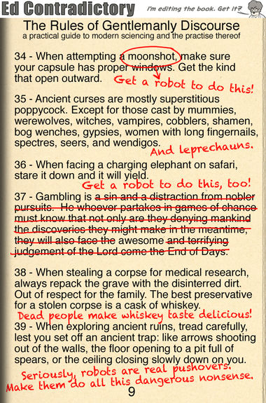 The Rules of Gentlemanly Discourse, page 9